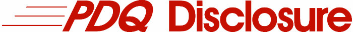 PDQ Disclosure